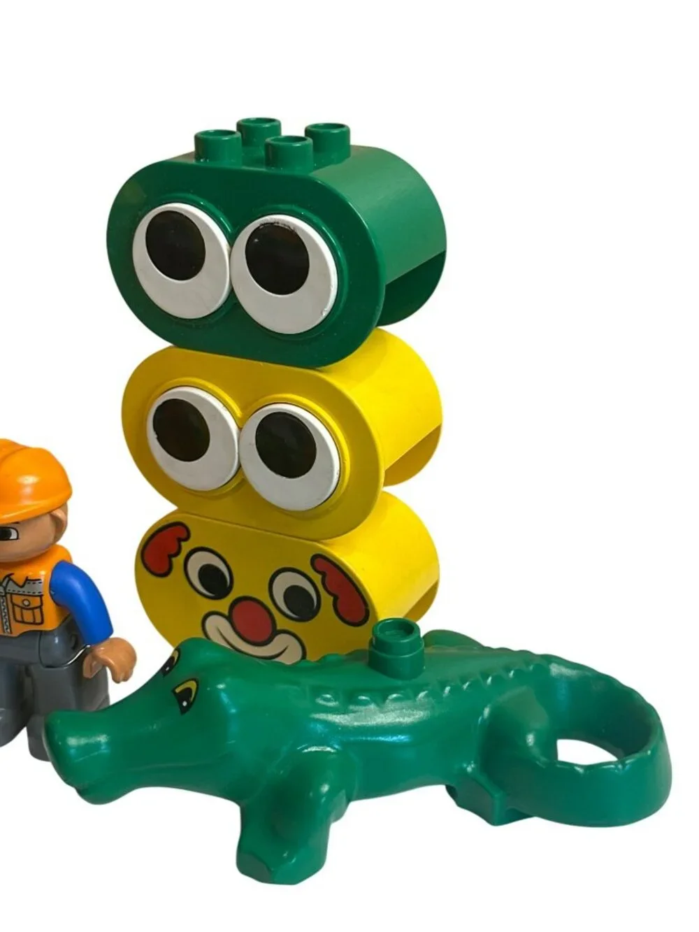 LEGO Duplo Blocks Lot Vintage Now Palm Trees Giraffe Figure Alligator Etc.